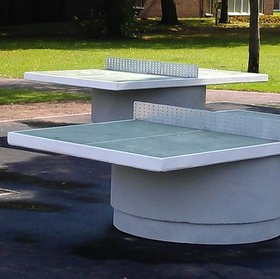 Round Base Table Tennis Table