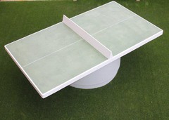 round table tennis table